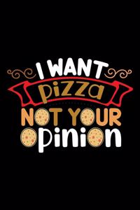 I Want Pizza not your opinion