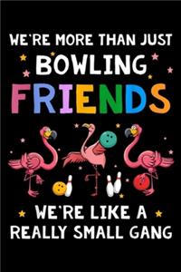We're More Than Just Bowling Friends we're like a really small gang