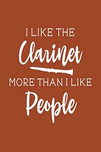 I Like the Clarinet More Than I Like People