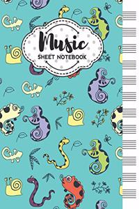 Music Sheet Notebook