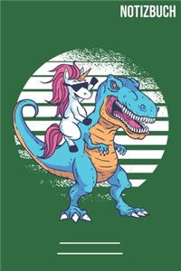 Notizbuch Gepunktet Einhorn Trex Team