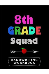 8th Grade Squad Handwriting Workbook