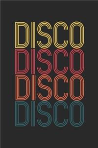 Vintage Disco Notebook - Retro Dancer Journal - Dancer Gift - Dancing Diary