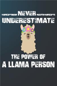 Never Underestimate The Power Of A Llama Person