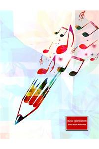 Music Composition Sheet Music Notebook