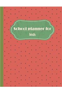 School planner for kids