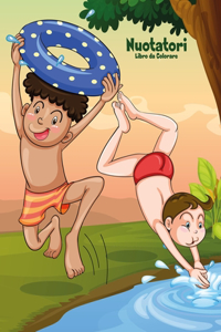 Nuotatori Libro da Colorare 1