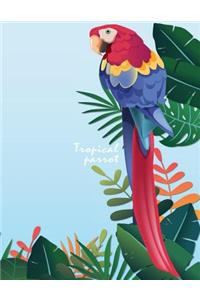 Tropical parrot