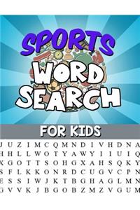Sports Word Search For Kids