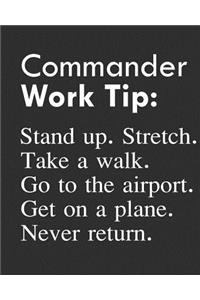 Commander Work Tip