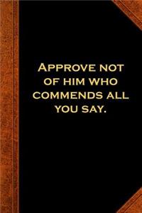 2019 Weekly Planner Ben Franklin Quote Approve Commends Vintage Style