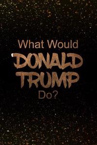What Would Donald Trump Do?: Black and Gold Donald Trump Notebook Journal
