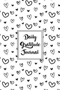Gratitude Journal Scribbly Hearts Pattern 1
