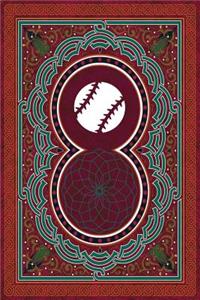 Monogram Baseball Notebook