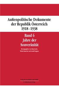Jahre Der Souveranitat