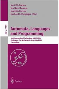 Automata, Languages and Programming