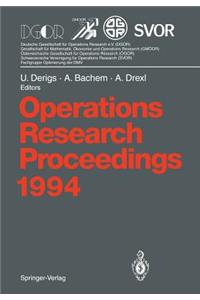 Operations Research Proceedings 1994