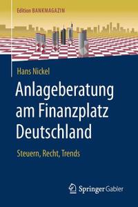 Anlageberatung Am Finanzplatz Deutschland