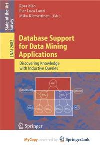 Database Support for Data Mining Applications