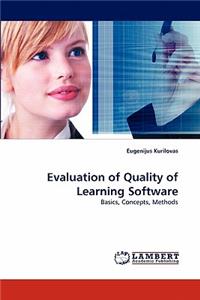 Evaluation of Quality of Learning Software