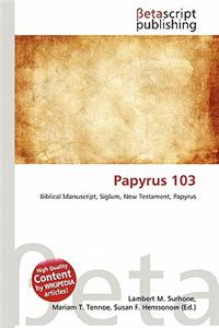 Papyrus 103