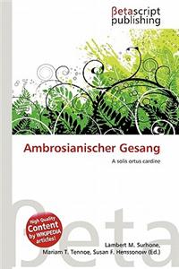 Ambrosianischer Gesang