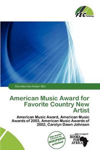 American Music Award for Favorite Country New Artist