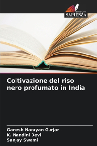 Coltivazione del riso nero profumato in India