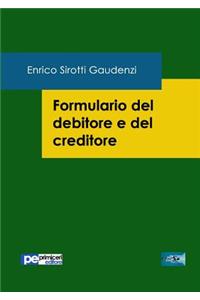 Formulario del debitore e del creditore