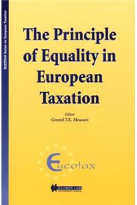 The Principle of Equality in European Taxation