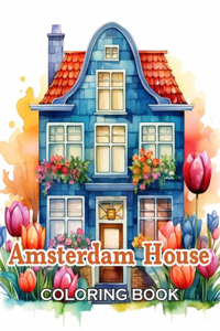 Amsterdam House Coloring Book