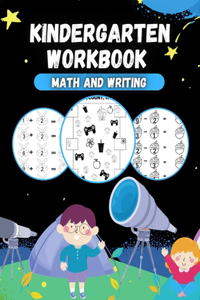 Kindergarten workbook math and writing