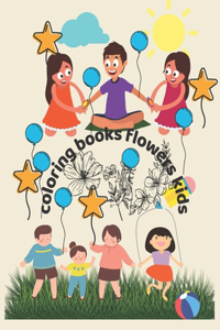 coloring books flowers kids