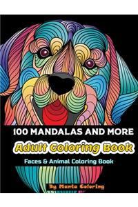 100 Mandalas And More Adut Coloring Book