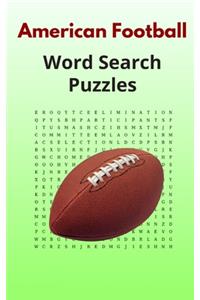 American Football Word Search Puzzles