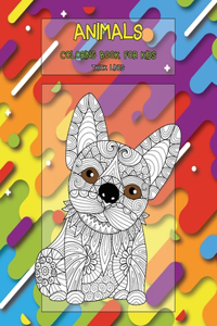Animals Coloring Book for Kids - Thick Lines