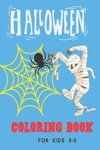 Halloween Coloring Book for Kids 3-5