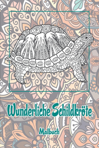 Wunderliche Schildkröte - Malbuch