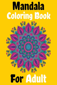Mandala Coloring Book For Adult