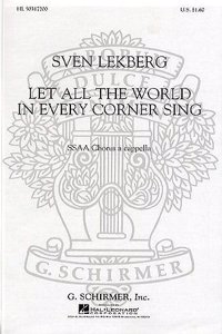 Let all the world in every corner sing