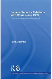 Japan's Security Relations with China since 1989