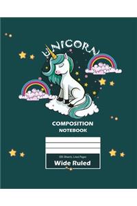 Unicorn Composition Notebook
