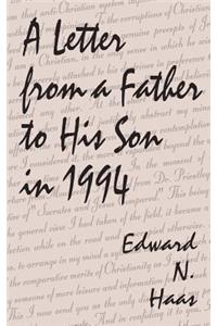 Letter from a Father to His Son in 1994