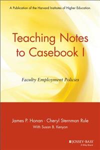 Teaching Notes to Casebook I