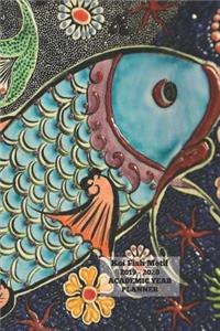 Koi Fish Motif 2019 - 2020 Academic Year Planner