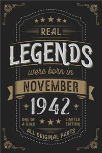 Real Legends were born in November 1942
