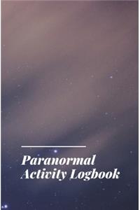 Paranormal Activity Logbook