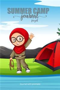 SUMMER CAMP Journal for Girl Journal with prompts