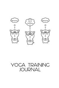 Three Cats Meditating Yoga Training Journal for Trainee Teachers
