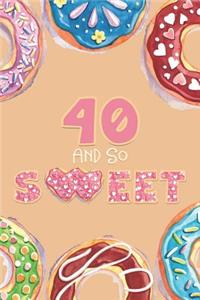 40th Birthday Journal